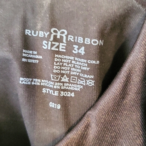 Ruby ribbon lace cami black - Picture 3 of 12